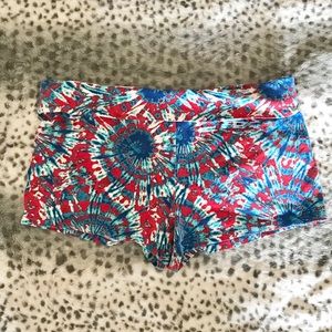 Red white & blue shorts